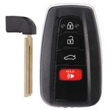 [TOY] 3+1 Button ASK314.3MHz Smart Remote Key 8Achip TOY12 FCC ID:14FBE-0410-US Suit for 2018-2019 Avalon (Aftermarket)