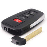 [TOY] 3+1 Button ASK314.3MHz Smart Remote Key 8Achip TOY12 FCC ID:14FBE-0410-US Suit for 2018-2019 Avalon (Aftermarket)