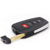 [TOY] 3+1 Button ASK314.3MHz Smart Remote Key 8Achip TOY12 FCC ID: 14FBE-0410-US Suit for 2018-2019 Avalon (Aftermarket)