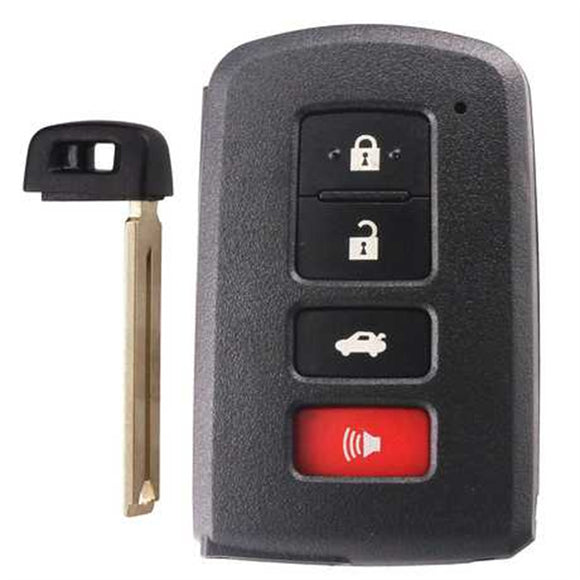 [TOY] 3+1 Button FSK434.4 Frequency Full Intelligent Remote Control Key (CAR) / Board 0101 / ID88 CHIP / TOY12 / for Toyota F43 in Malaysia