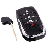 [TOY] 3+1 Button FSK434.4 MHz Keyless-Go Remote Control Key / Board 61E066-0020 / 8A CHIP / TOY12 / Suitable for Southeast Asia 2015-2018 Camry