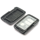 [TOY] 3 Button ASK433.92 MHz Smart Remote Control Key (CAR) / F433 / 74 Chip / WD04 / TOY48 / Silver / Concave (for Middle East Countries)