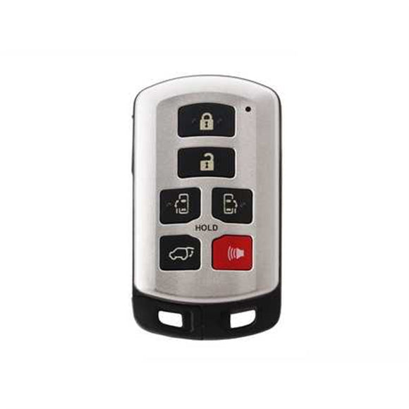 [TOY] Sienna Smart Remote Key 5+1 Buttons 314.3MHZ ID74 Chip FCC ID: HYQ14ADR 314.3 MHz