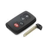 [TOY] Smart Remote Key (3+1) Button ASK315.12MHz-0140-ID71-WD03 WD04-Lexus Camry Reiz Pardo (2005-2008) Black (with Emergency Key TOY48)