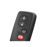 [TOY] Smart Remote Key (3+1) Button ASK315.12MHz-0140-ID71-WD03 WD04-Lexus Camry Reiz Pardo (2005-2008) Black (with Emergency Key TOY48)