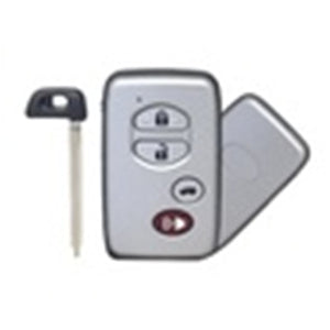 [TOY] Smart Remote Key (3+1) Button FSK315.12 MHz-5290-ID74-WD03 WD04-RV4 Lexus Crown (2010-2013) Silver (With Emergency Key TOY48)