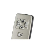 [TOY] Smart Remote Key (4+1) Button ASK433.92MHz-0780-ID71-WD03-Alpha Previa Sienna (2005-2008) Silver (with Emergency KeyTOY48)