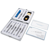 TS100 65W 12-24V Soldering Iron with Aluminium Case All-in-one Kit (9 Iron Tips, XT60 Cable, Holder)