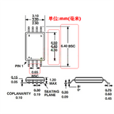 TSSOP8 Pogo PIN Adapter Chip Probe Spring loaded Touch Holder for in-circuit Dashboard Airbag SRS EEPROM Program 0.65mm 8 Position