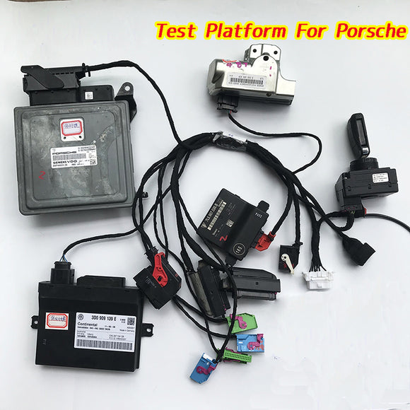 Test Platform Full Set for Porsche (include IMMO Box, ECU, Gateway, Kessy, Steering Lock, Test Cable)