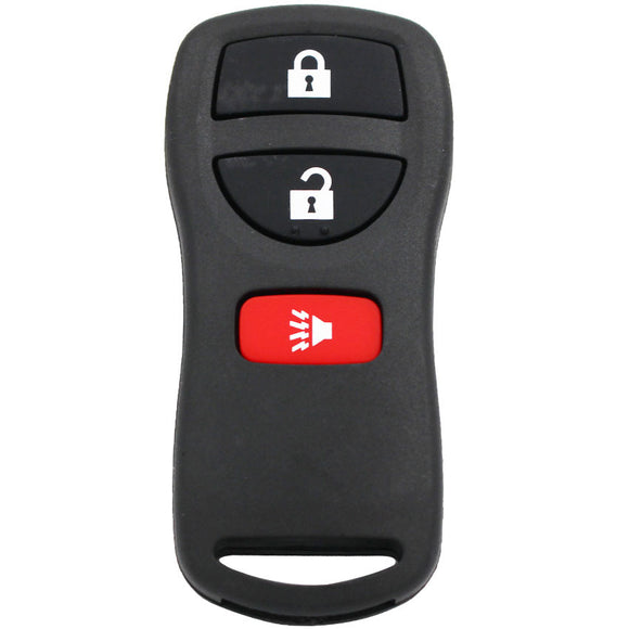 Transmitter Fob Remote Key Case Shell for Nissan Armada Frontier Murano Pathfinder Quest Titan Xterra 3 Button