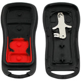 Transmitter Fob Remote Key Case Shell for Nissan Armada Frontier Murano Pathfinder Quest Titan Xterra 3 Button