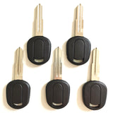 Transponder Key Shell DW04R for Chevrolet Optra - Pack of 5