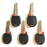 Transponder Key Shell for Chevrolet - Pack of 5