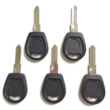 Transponder Key Shell for VW with HU49 Blade - Pack of 5