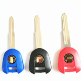 Transponder Key Shell with Left Blade Blue color for CB400 CBR600 F5 CBR1000 Honda Motorcycle