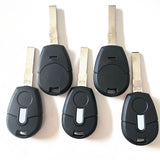 Transponder key shell for fiat 5pcs