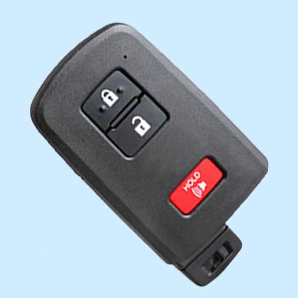 ( Type 13）2+1 Buttons Smart Key Shell for Toyota - Pack of 5