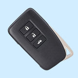 ( Type 3 ) 3 Buttons Smart Key Shell for Toyota - Suitable for VVDI Toyota Smart Key PCB - Pack of 5