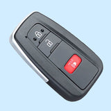 ( Type 9 ) 2+1 Buttons Smart Key Shell for Toyota - Pack of 5