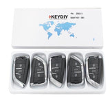 Universal ZB02-3 KD Smart Key Remote for KD-X2 - Pack of 5
