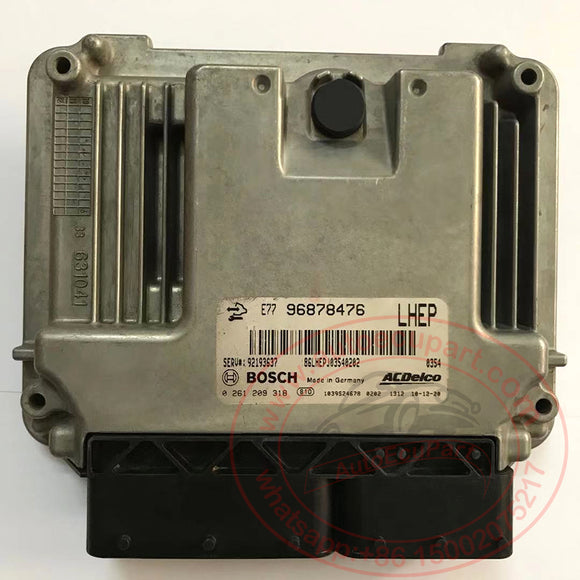 Used E77 ECU Electronic Control Module ECM 0261209318 (0 261 209 318) 96878476 LHEP for Chevrolet CAPTIVA 3.2 V6  2006-2011