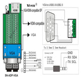 VGA adapter for XGecu T56 Programmer support VGA interface HDMI-compatible