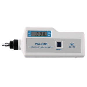 WA-63B Portable LCD Digital Vibration Meter Handheld Vibrometer Analyzer