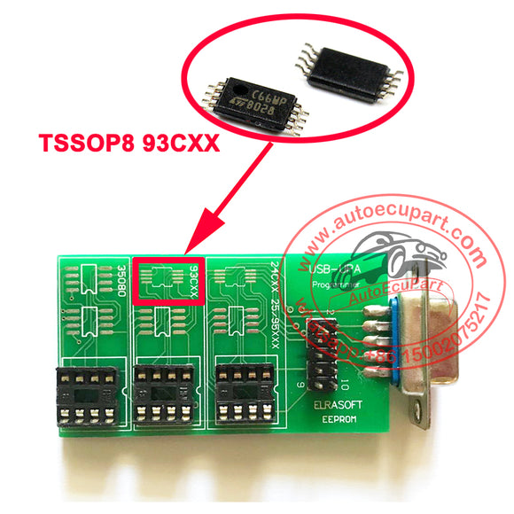 With TSSOP8 93CXX Socket EEPROM Adapter for UPA USB V1.3 UUPA ECU Programmer