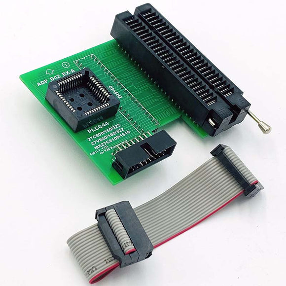 XGecu ADP_D42_EX-A adapter EPROM 27Cx00 PDIP42 ZIF/PLCC44 Socket Work on T48(TL866-3G) programmer