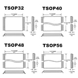 XGecu T56 Programmer with 13pcs Adapters for PIC/NAND Flash/EMMC TSOP48/TSOP56/BGA