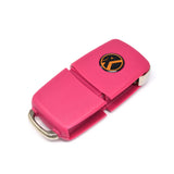 XKB502EN Xhorse VVDI2 VVDI Key Tool Wire Remote Key 3 Button Pink Color