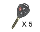XKTO02EN Xhorse VVDI2 VVDI Key Tool Wire Remote Key 4 Button