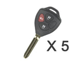 XKTO04EN Xhorse VVDI2 VVDI Key Tool Wire Remote Key 3 Button