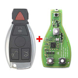 Xhorse-Mercedes-BGA-Chrome-433-315MHz-PCB-+-Aftermarket-Shell-4-Buttons-Without-Logo