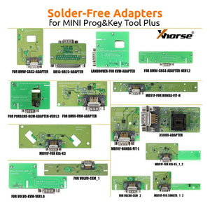 Xhorse Solder-free Adapters Kit Package for Mini Prog & Key Tool Plus