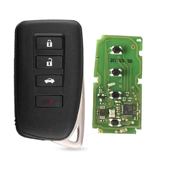 Xhorse VVDI XM Universal Smart Keyless 8A Remote Key 4 Button for Lexus, Support Renew and Rewrite