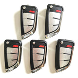 Xhorse VVDI 3+1 Buttons Wire Remote Key - Pack of 5 - XKKF20EN