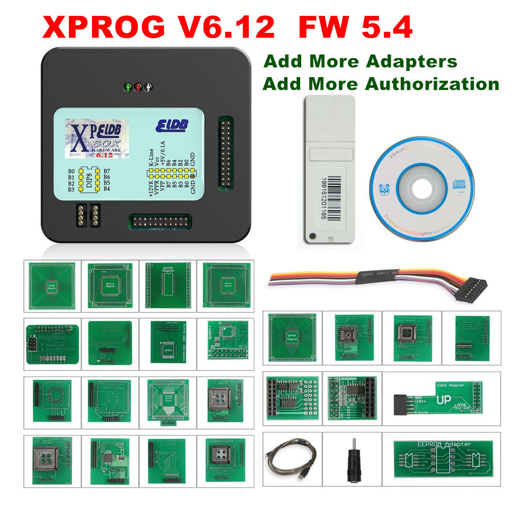 Xprog V6.12 Chip Programmer XPROG-M ECU Programmer With USB Dongle ...