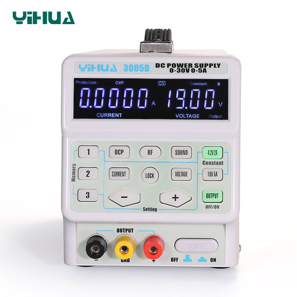 YIHUA 150W 3005D 5A 30V DC Power Supply Adjustable Laboratory Power Supply