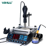 YIHUA 853AAA 1350W PCB Preheater Soldering Station BGA Rework Station Heat Gun Iron Welding Station