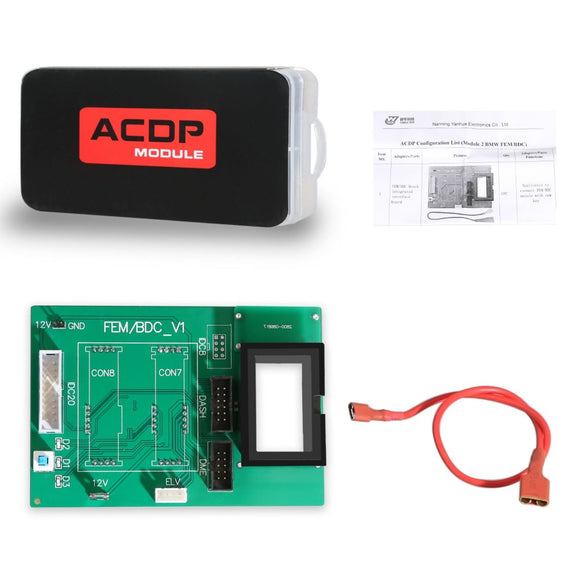 Yanhua Mini ACDP Module2 BMW FEM/BDC Support IMMO Key Programming, Odometer Reset, Module Recovery, Data Backup