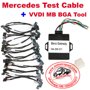 12pcs/set Mercedes Test Cable of  EIS ELV Test Cables for Mercedes Works Together with VVDI MB BGA Tool / CGDI Benz