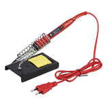 Soldering iron kit adjustable temperature 80W 110V-220V solder welding Equipment Ceramic heater Desoldering Pump