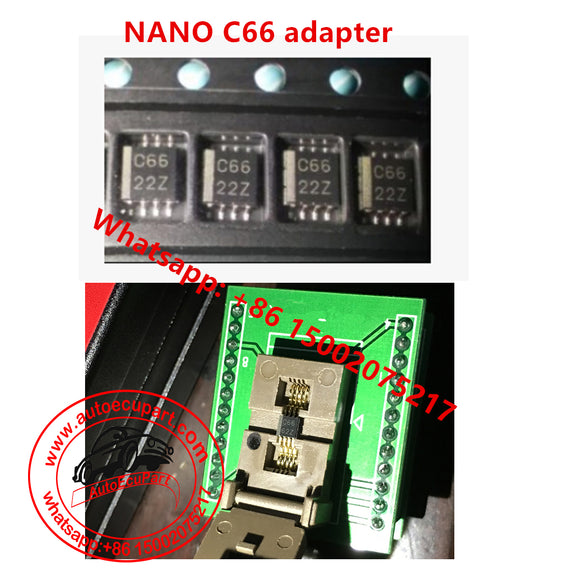 Socket Adapter for NANO MSOP8 C66 C76 C86 R66 R76 R86 Micro 93C66 93C76 93C86 EEPROM chip