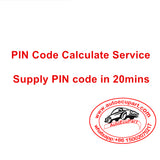 Chinese Vehicle PIN Code Calculate Service for Auto Key Programming