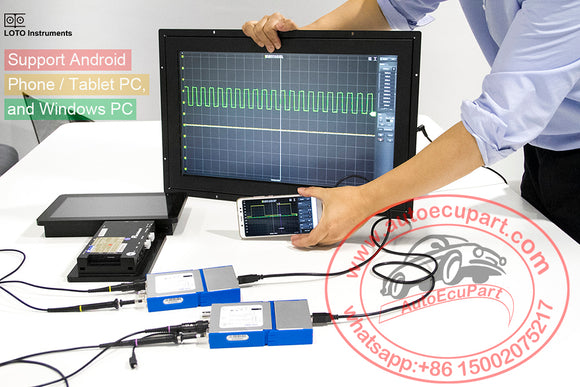 Digital Portable Oscilloscope OSC482M USB-PC Android Virtual 2CH Bandwidth 20Mhz Sampling Data 50MSa/s