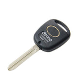 for Toyota 2 Button for Straight Remote Control Key ID67 433MHz