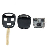 for Toyota 3 Button for Straight Remote Control Key ID67 433MHz