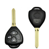 for Toyota Camry 3 Button Remote Key (315MHz) 4D-67 Chip